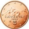 Szlovákia 1 cent 2009 UNC