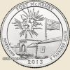USA 25 cent (19) FORT McHENRY '' Nemzeti Parkok '' 2013 UNC !