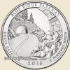USA 25 cent (28) '' BLUE RIDGE '' Nemzeti Parkok '' 2015 UNC !