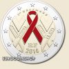 Franciaország emlék 2 euro 2014 '' AIDS világnap '' PP !